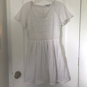 Gap embroidered mini dress